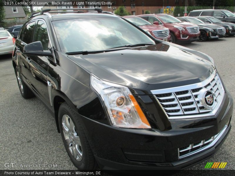 Black Raven / Light Titanium/Ebony 2016 Cadillac SRX Luxury