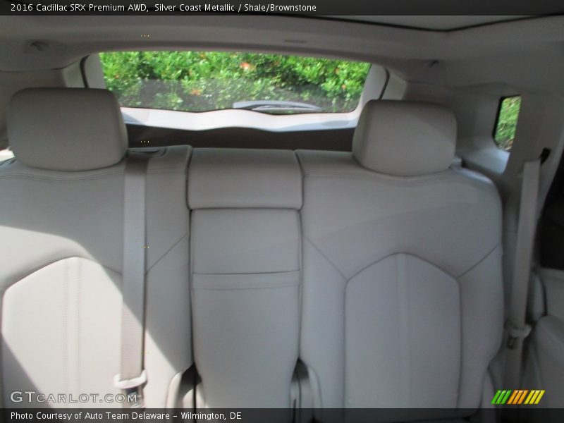 Silver Coast Metallic / Shale/Brownstone 2016 Cadillac SRX Premium AWD