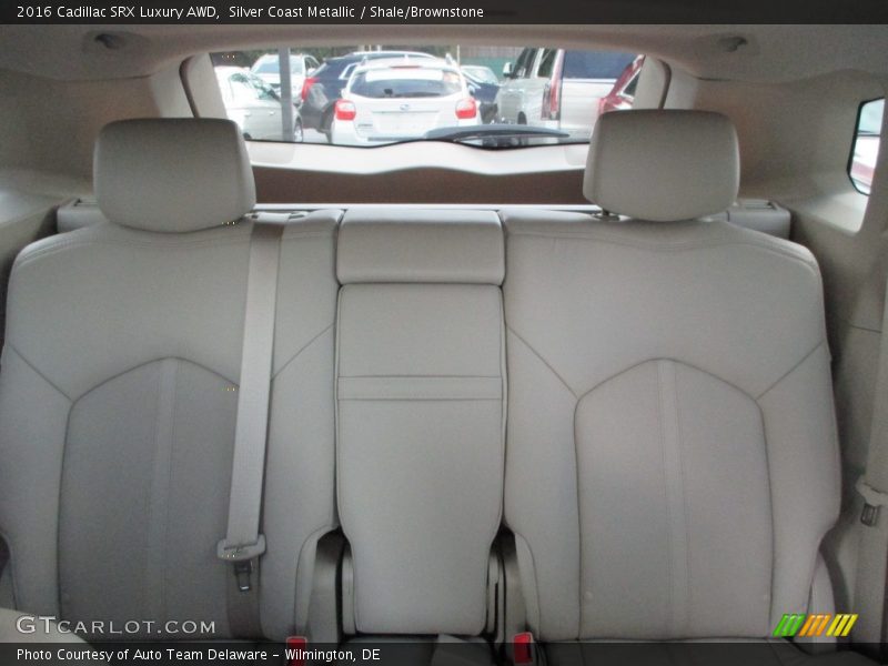 Silver Coast Metallic / Shale/Brownstone 2016 Cadillac SRX Luxury AWD