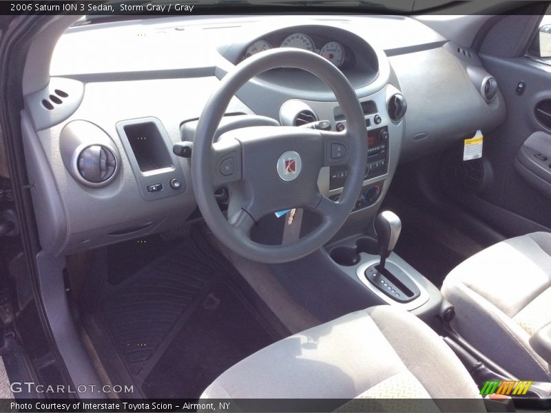 Storm Gray / Gray 2006 Saturn ION 3 Sedan