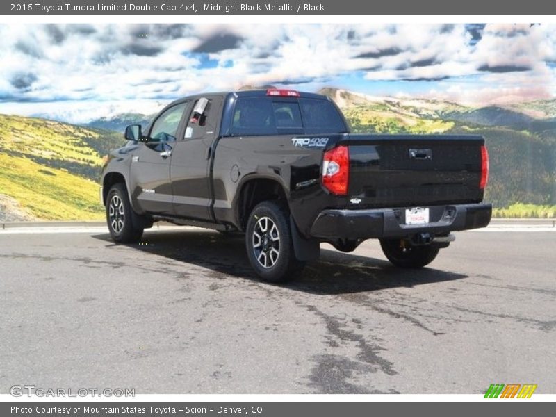 Midnight Black Metallic / Black 2016 Toyota Tundra Limited Double Cab 4x4
