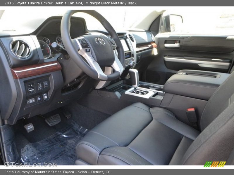 Midnight Black Metallic / Black 2016 Toyota Tundra Limited Double Cab 4x4