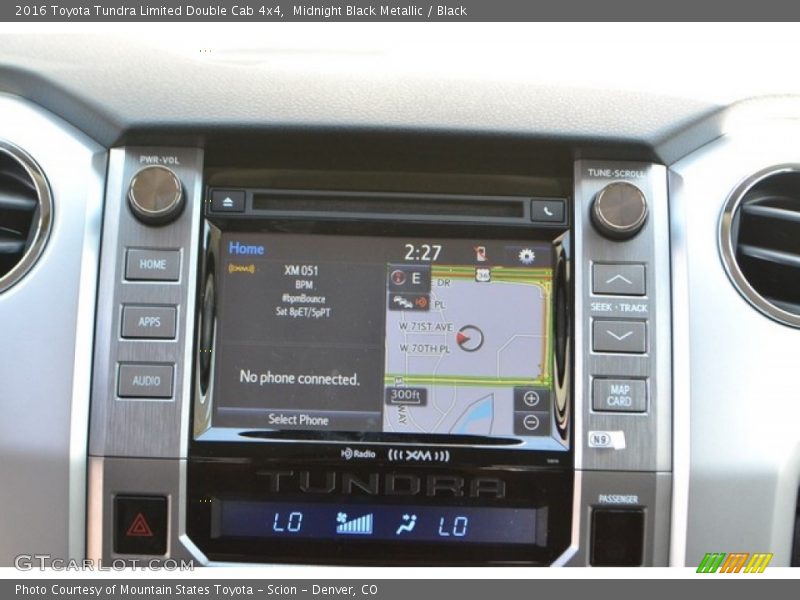 Midnight Black Metallic / Black 2016 Toyota Tundra Limited Double Cab 4x4
