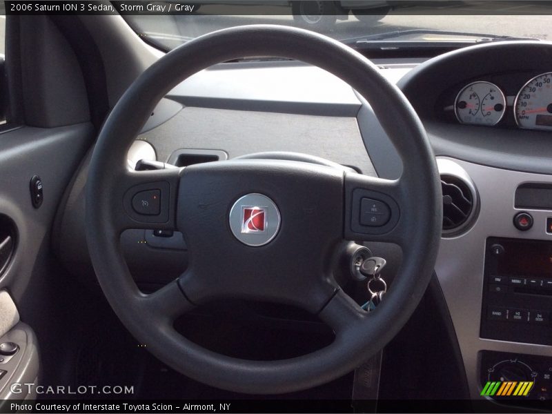 Storm Gray / Gray 2006 Saturn ION 3 Sedan