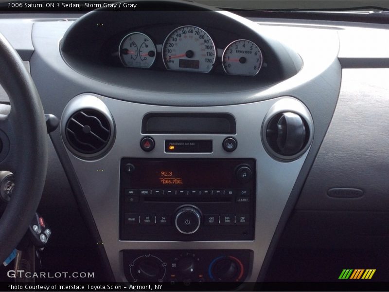 Storm Gray / Gray 2006 Saturn ION 3 Sedan