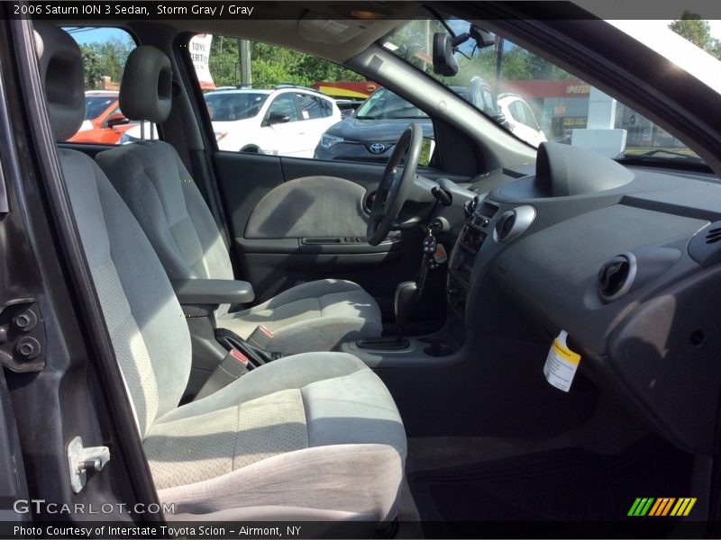 Storm Gray / Gray 2006 Saturn ION 3 Sedan