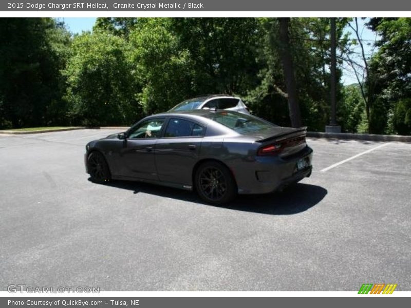 Granite Crystal Metallic / Black 2015 Dodge Charger SRT Hellcat