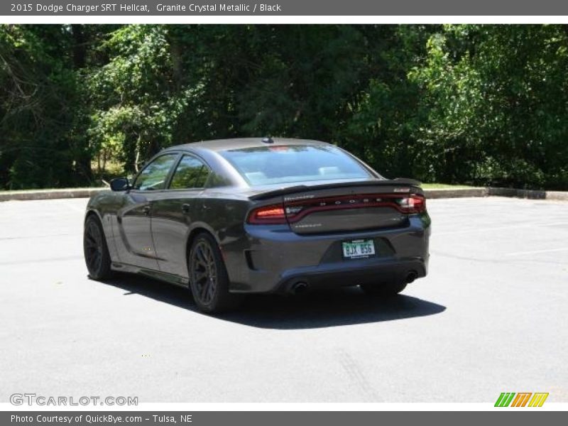 Granite Crystal Metallic / Black 2015 Dodge Charger SRT Hellcat
