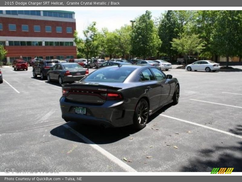 Granite Crystal Metallic / Black 2015 Dodge Charger SRT Hellcat