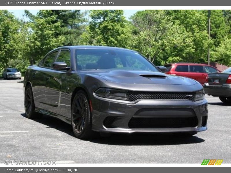 Front 3/4 View of 2015 Charger SRT Hellcat