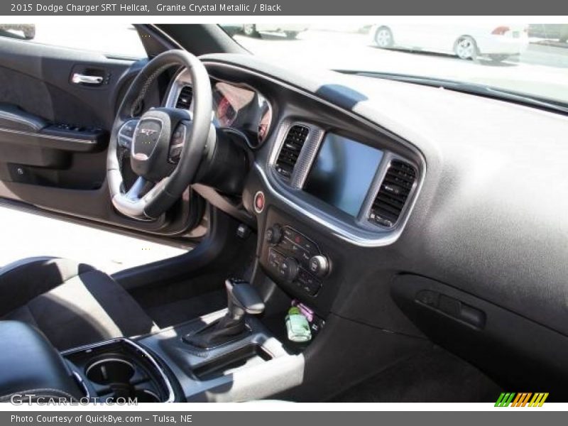 Granite Crystal Metallic / Black 2015 Dodge Charger SRT Hellcat