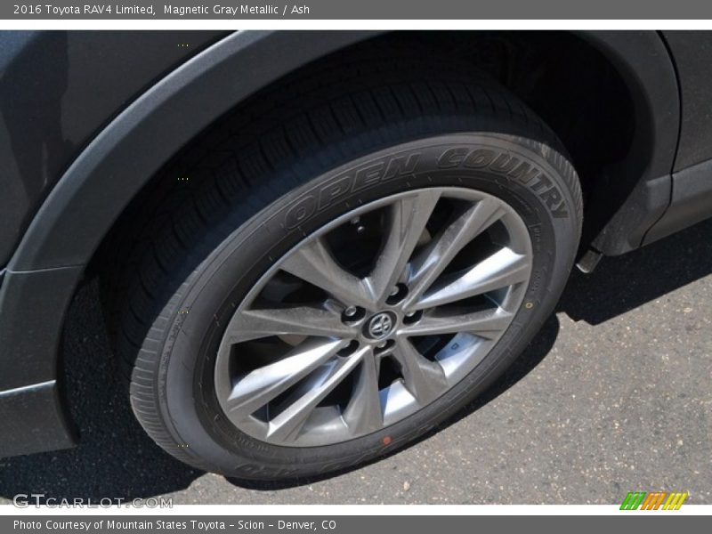 Magnetic Gray Metallic / Ash 2016 Toyota RAV4 Limited