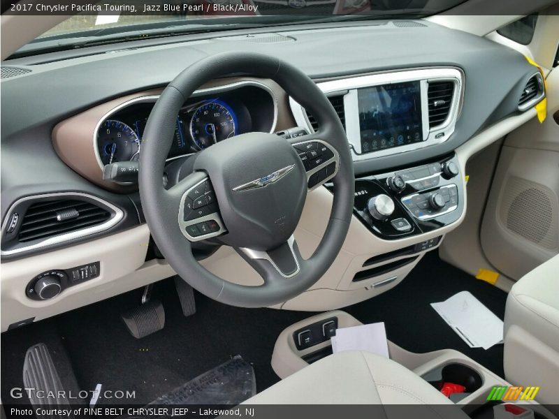 Jazz Blue Pearl / Black/Alloy 2017 Chrysler Pacifica Touring