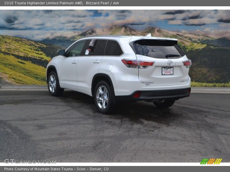 Blizzard Pearl / Ash 2016 Toyota Highlander Limited Platinum AWD