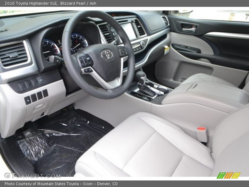 Blizzard Pearl / Ash 2016 Toyota Highlander XLE