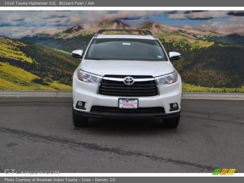 Blizzard Pearl / Ash 2016 Toyota Highlander XLE