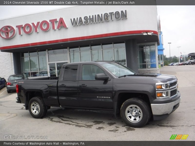 Tungsten Metallic / Jet Black/Dark Ash 2014 Chevrolet Silverado 1500 WT Double Cab 4x4