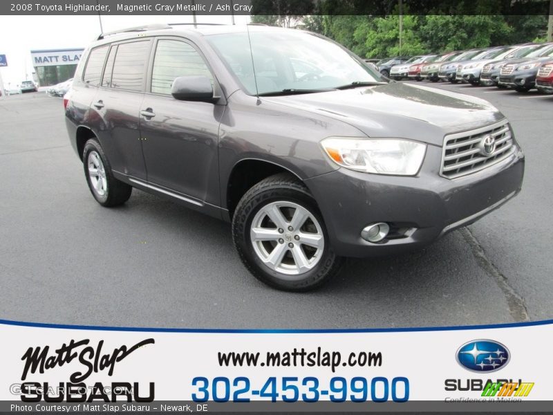 Magnetic Gray Metallic / Ash Gray 2008 Toyota Highlander