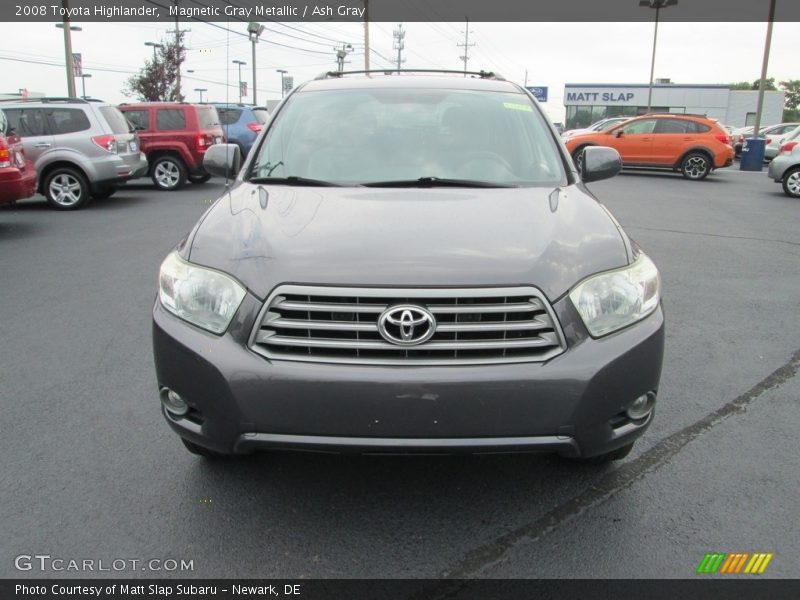 Magnetic Gray Metallic / Ash Gray 2008 Toyota Highlander