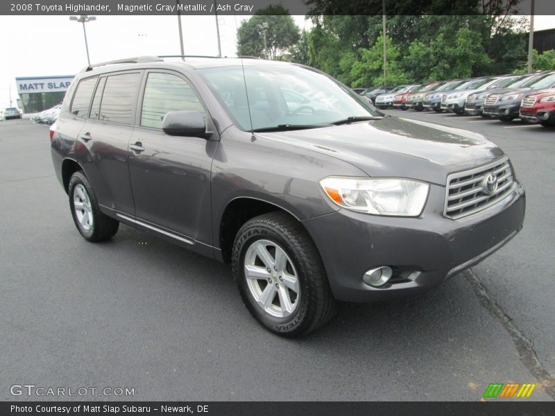 Magnetic Gray Metallic / Ash Gray 2008 Toyota Highlander