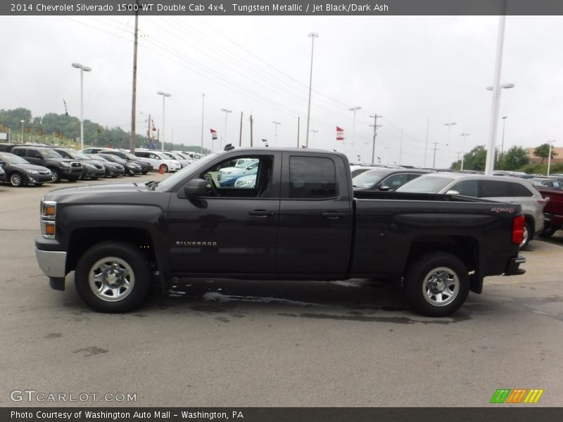 Tungsten Metallic / Jet Black/Dark Ash 2014 Chevrolet Silverado 1500 WT Double Cab 4x4