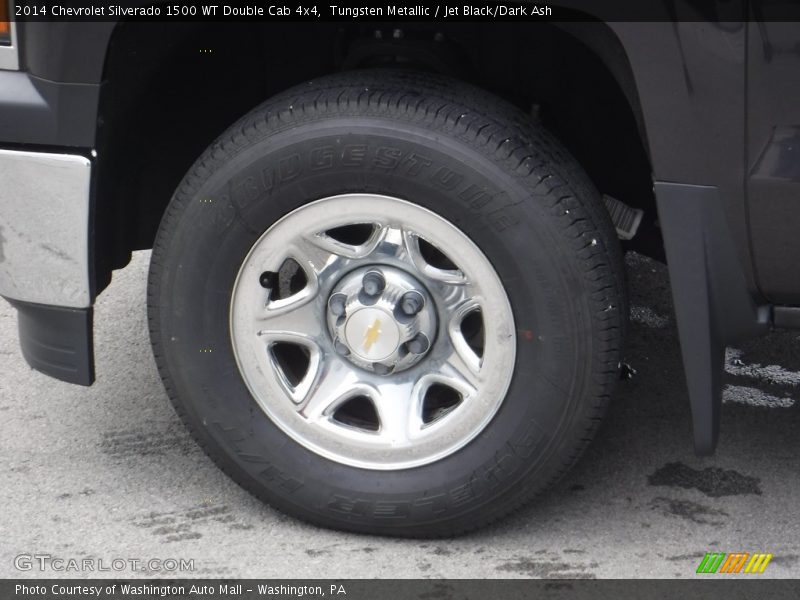 Tungsten Metallic / Jet Black/Dark Ash 2014 Chevrolet Silverado 1500 WT Double Cab 4x4