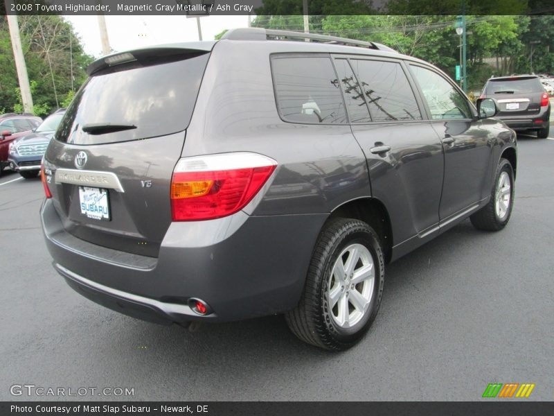 Magnetic Gray Metallic / Ash Gray 2008 Toyota Highlander
