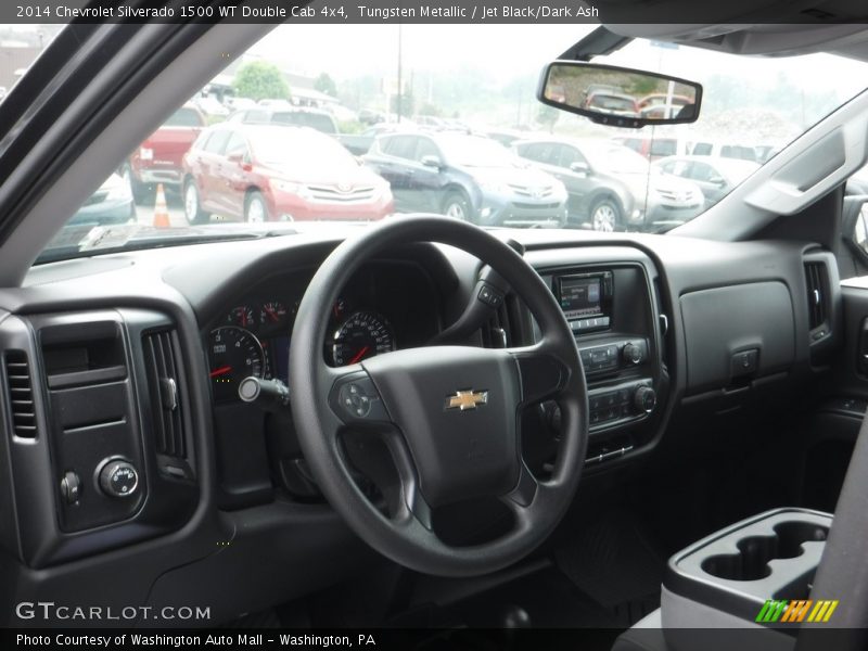 Tungsten Metallic / Jet Black/Dark Ash 2014 Chevrolet Silverado 1500 WT Double Cab 4x4