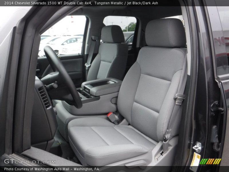 Tungsten Metallic / Jet Black/Dark Ash 2014 Chevrolet Silverado 1500 WT Double Cab 4x4