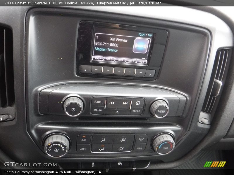 Tungsten Metallic / Jet Black/Dark Ash 2014 Chevrolet Silverado 1500 WT Double Cab 4x4