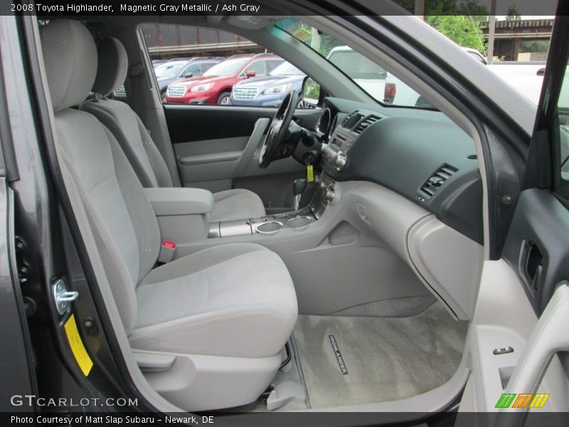 Magnetic Gray Metallic / Ash Gray 2008 Toyota Highlander