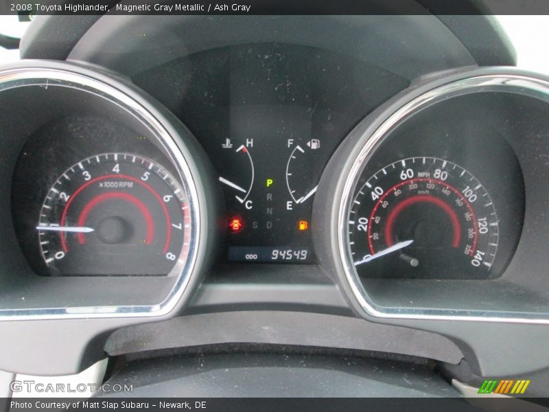 Magnetic Gray Metallic / Ash Gray 2008 Toyota Highlander