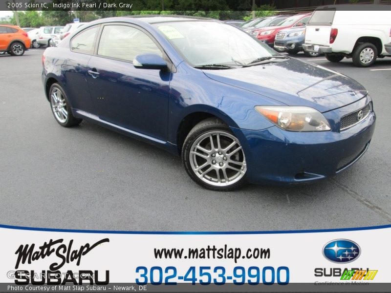 Indigo Ink Pearl / Dark Gray 2005 Scion tC