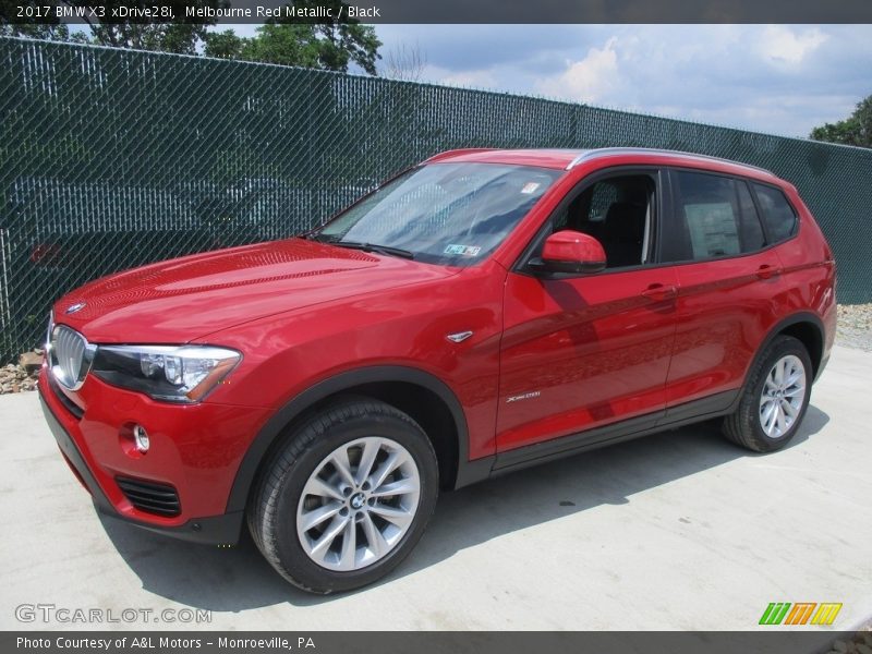 Front 3/4 View of 2017 X3 xDrive28i