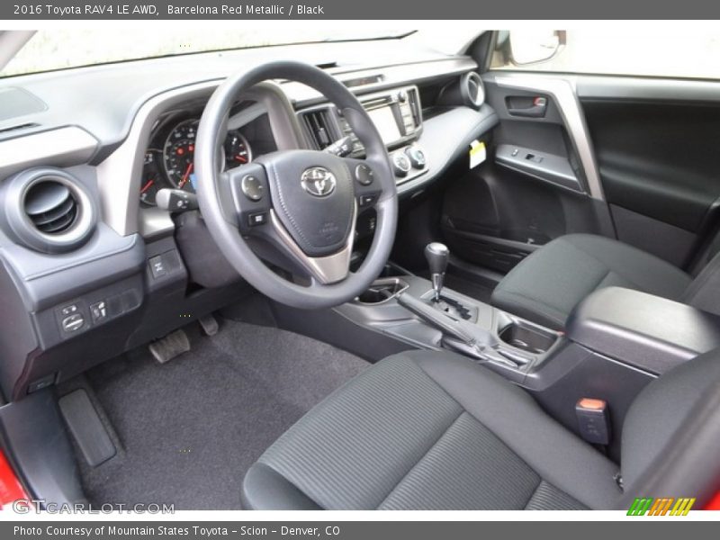 Barcelona Red Metallic / Black 2016 Toyota RAV4 LE AWD