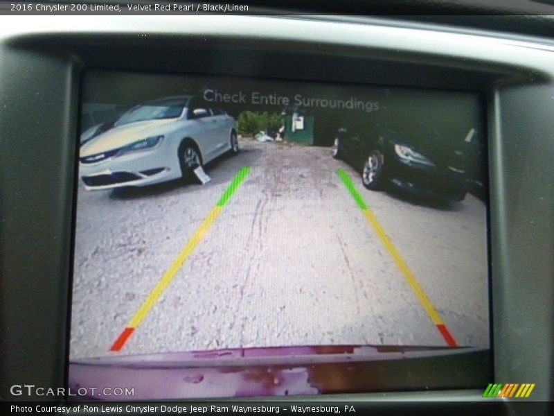 Velvet Red Pearl / Black/Linen 2016 Chrysler 200 Limited