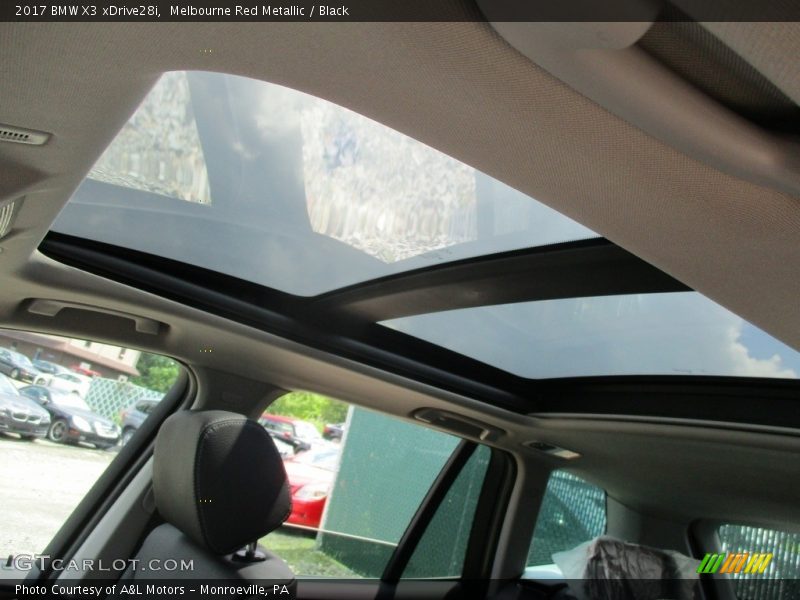 Sunroof of 2017 X3 xDrive28i