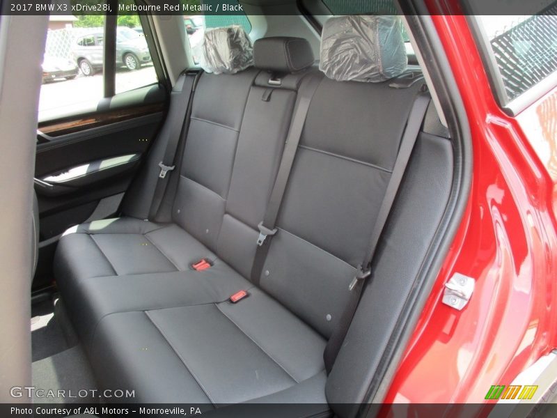 Rear Seat of 2017 X3 xDrive28i