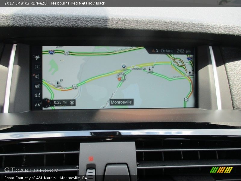 Navigation of 2017 X3 xDrive28i