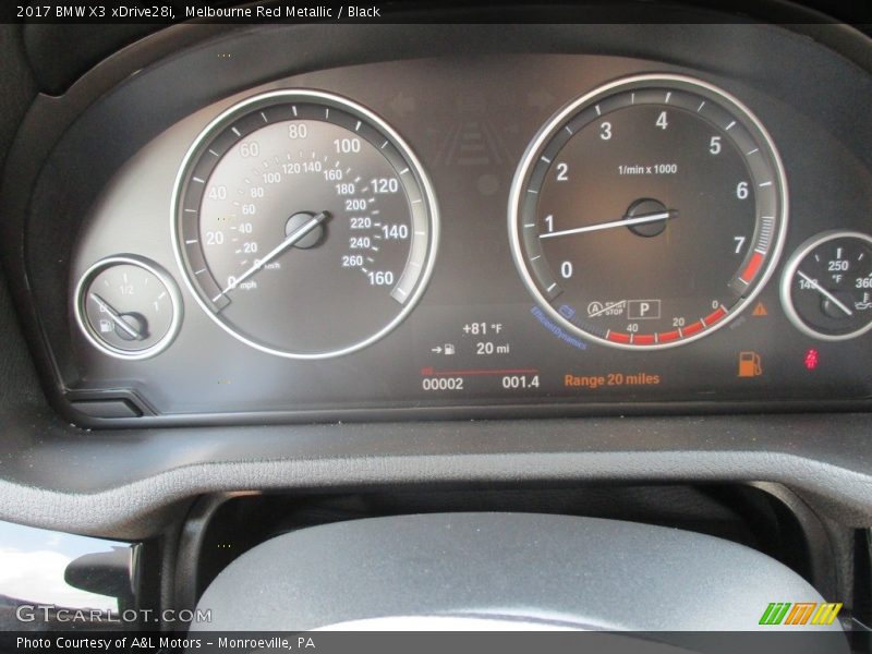  2017 X3 xDrive28i xDrive28i Gauges
