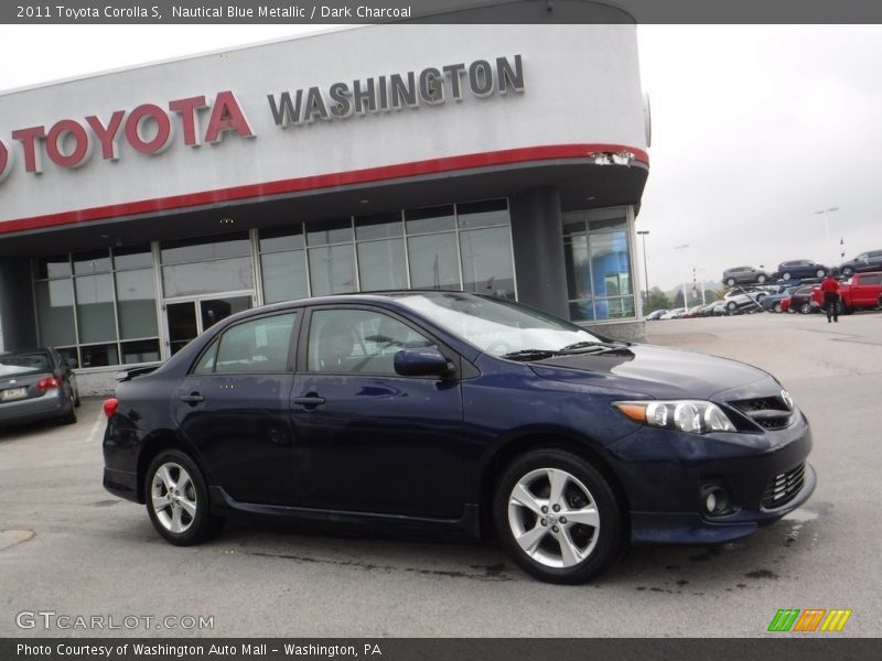 Nautical Blue Metallic / Dark Charcoal 2011 Toyota Corolla S
