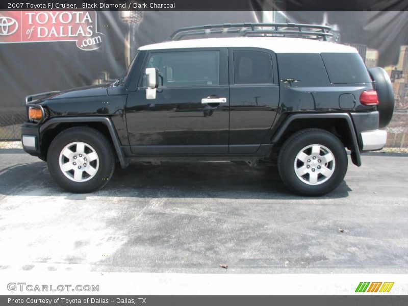 Black Diamond / Dark Charcoal 2007 Toyota FJ Cruiser