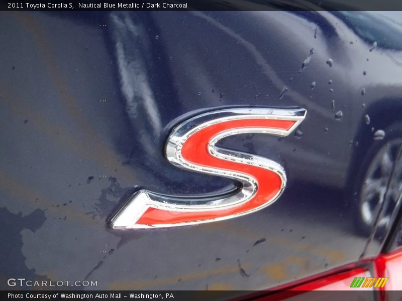 Nautical Blue Metallic / Dark Charcoal 2011 Toyota Corolla S