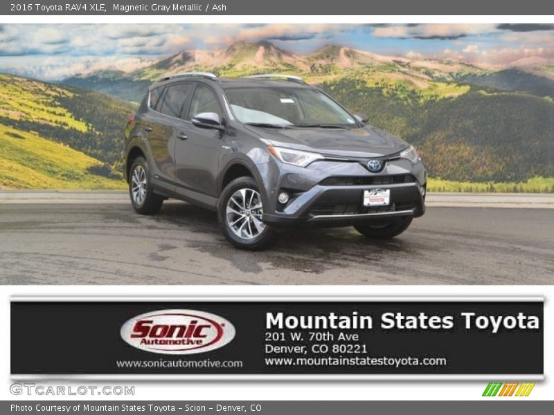 Magnetic Gray Metallic / Ash 2016 Toyota RAV4 XLE