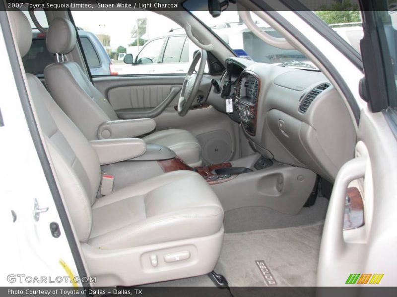 Super White / Light Charcoal 2007 Toyota Sequoia Limited