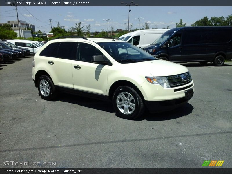 Creme Brulee / Charcoal 2008 Ford Edge SE AWD
