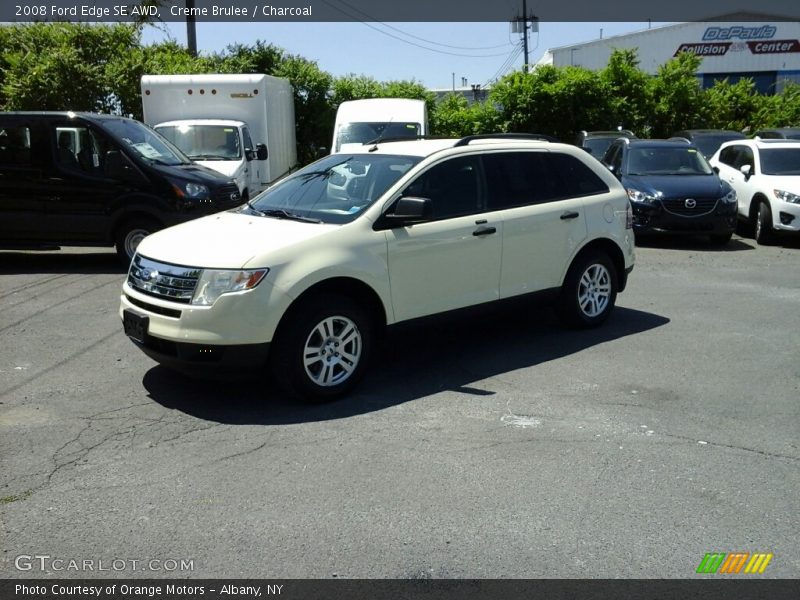 Creme Brulee / Charcoal 2008 Ford Edge SE AWD