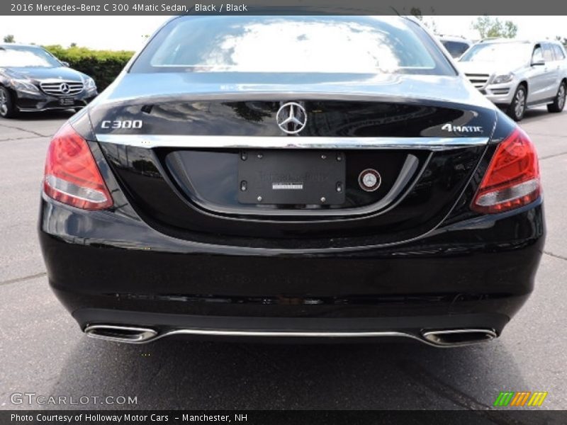 Black / Black 2016 Mercedes-Benz C 300 4Matic Sedan