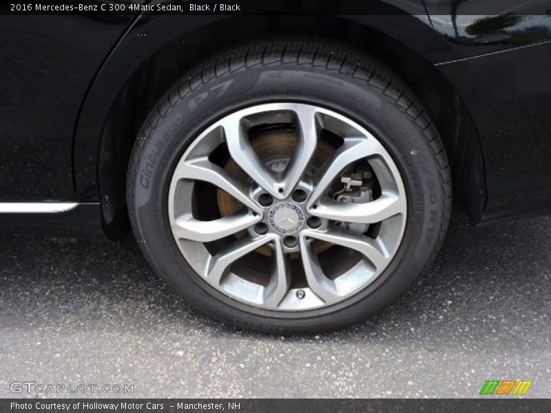 Black / Black 2016 Mercedes-Benz C 300 4Matic Sedan