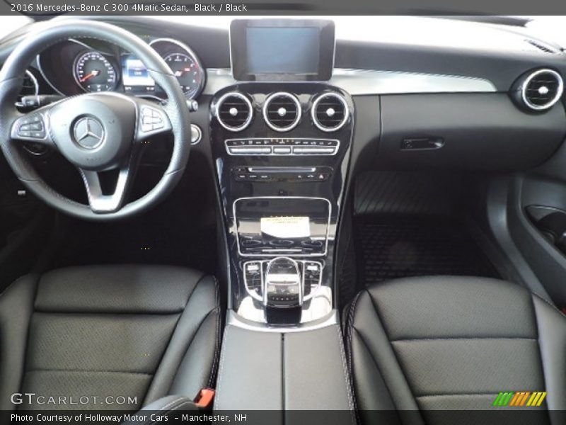 Black / Black 2016 Mercedes-Benz C 300 4Matic Sedan